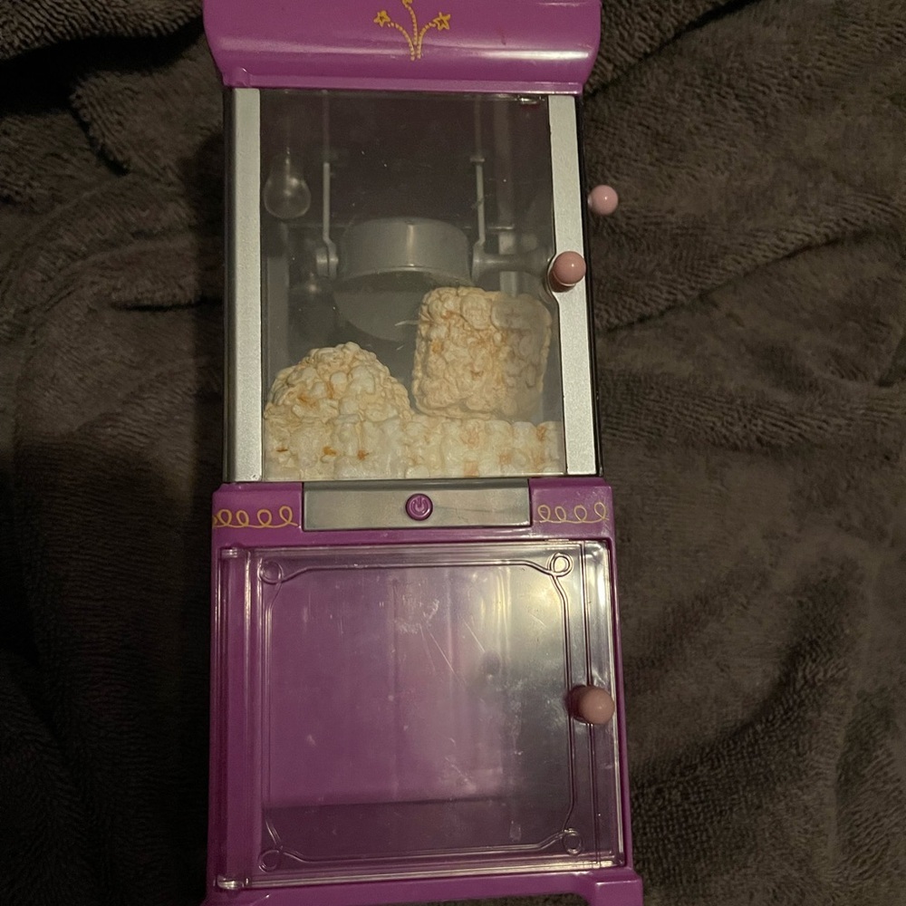 American Girl Purple Popcorn Machine Toy